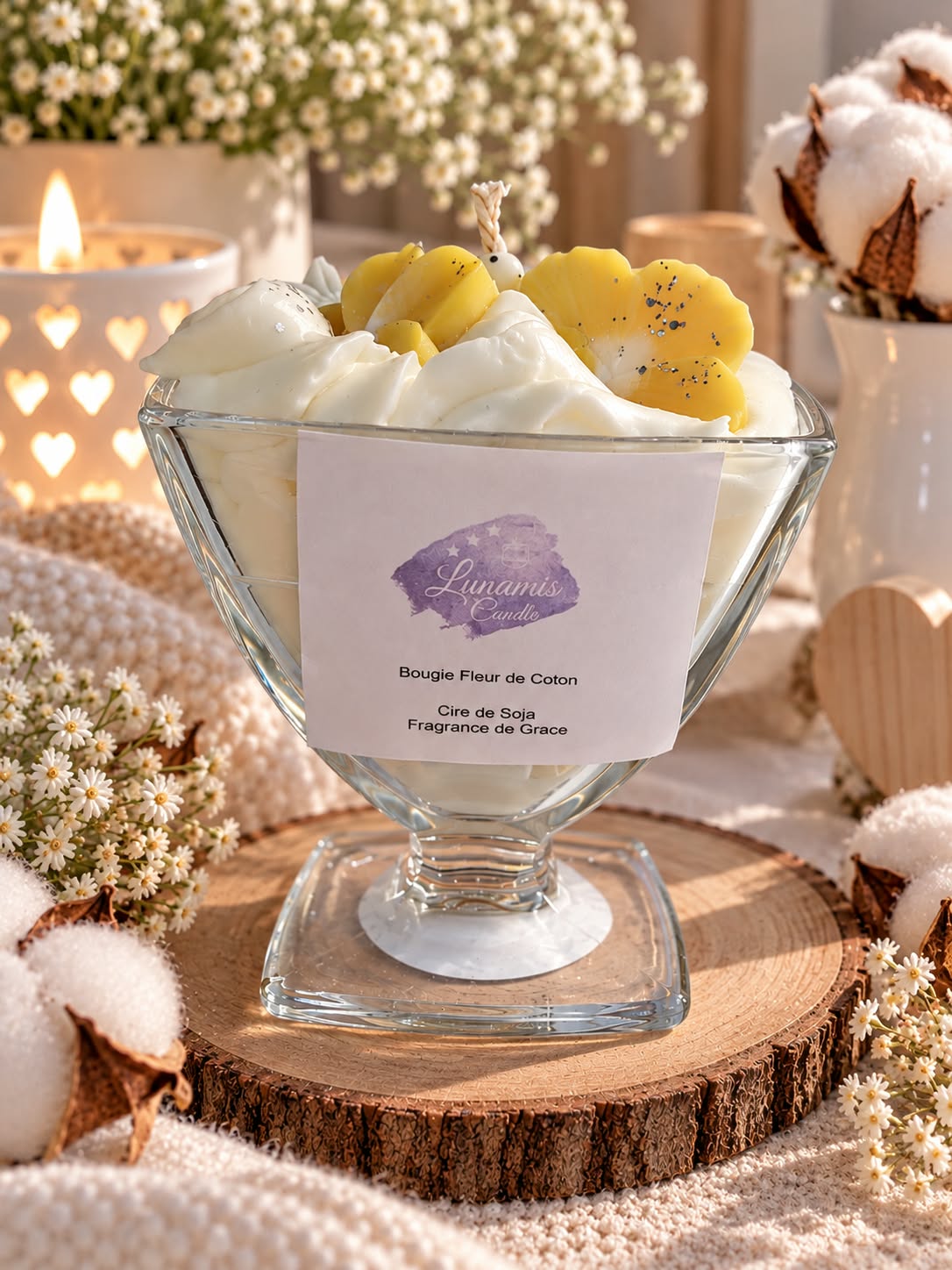Bougie Fleur de Coton
