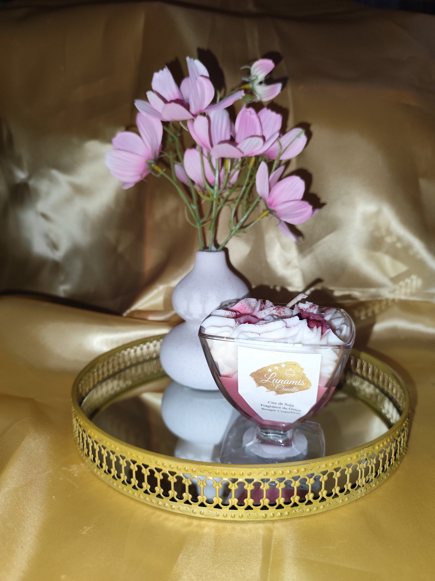 Bougie Coquelicot
