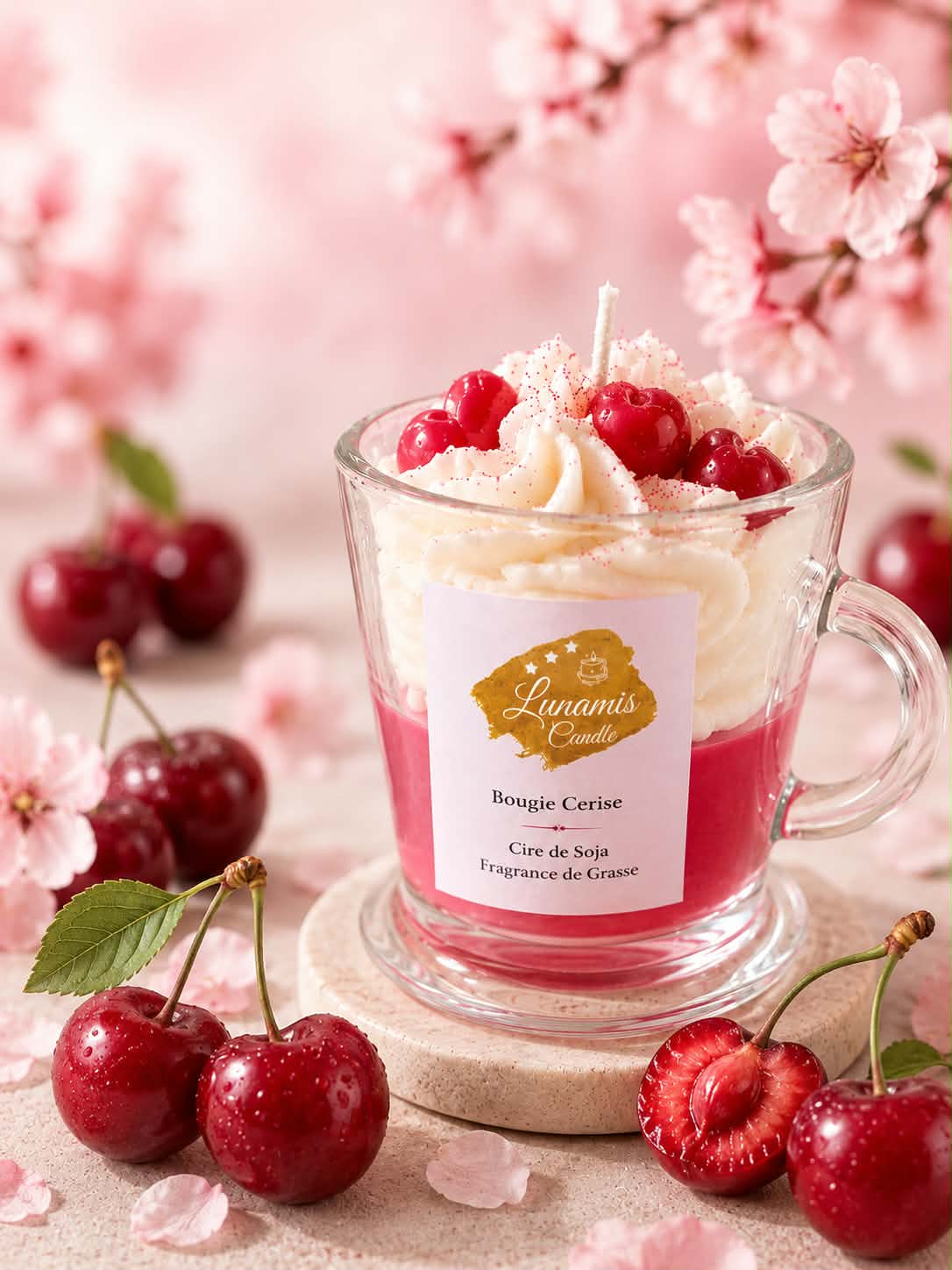 Bougie Cerise