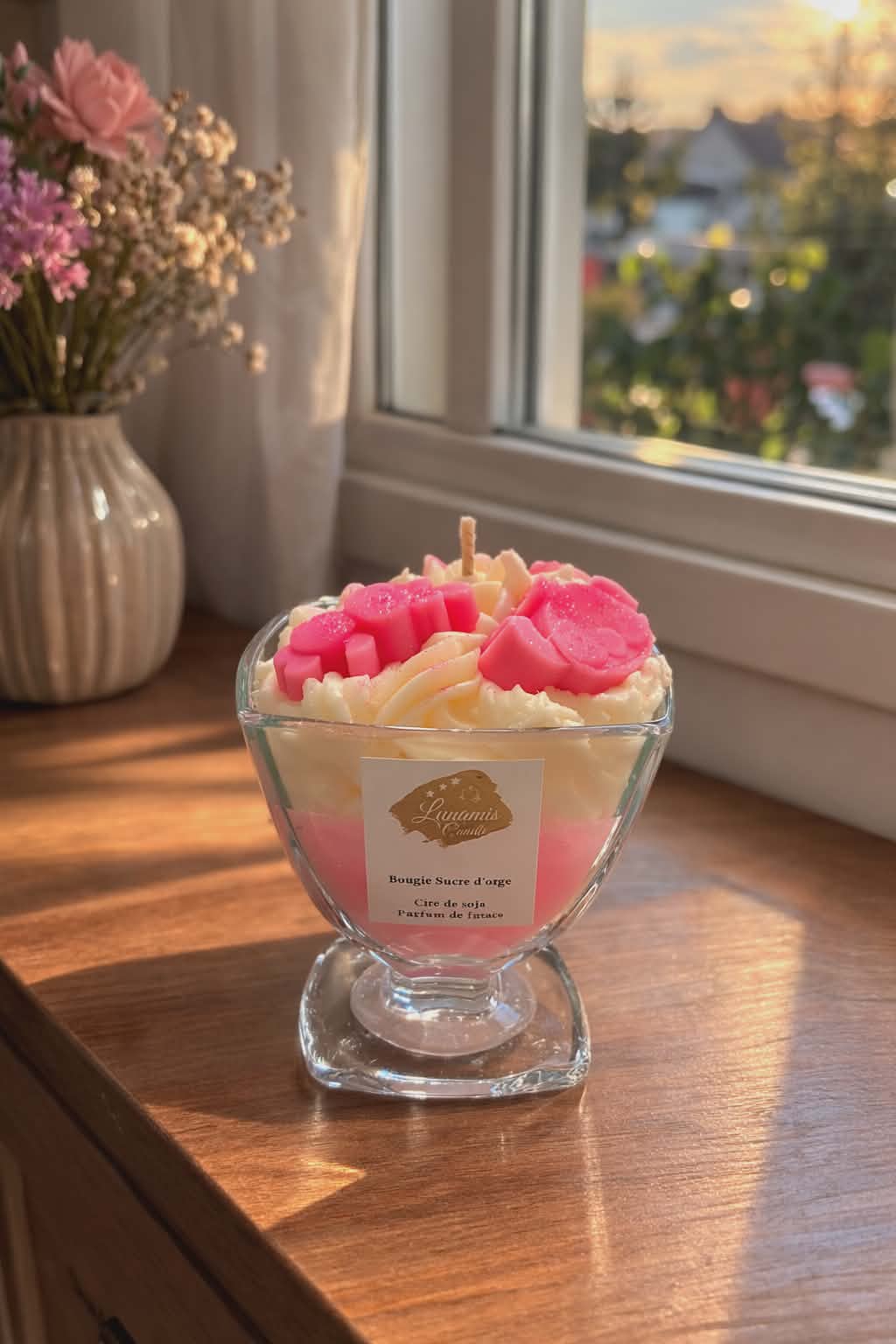 Grande Bougie Sucre d'Orge