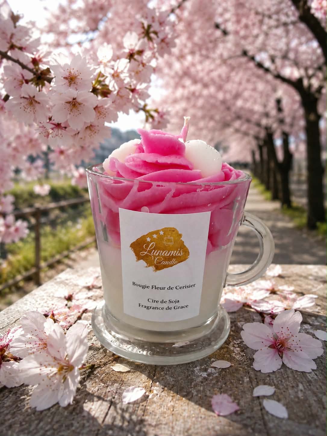 Bougie Fleur de Cerisier
