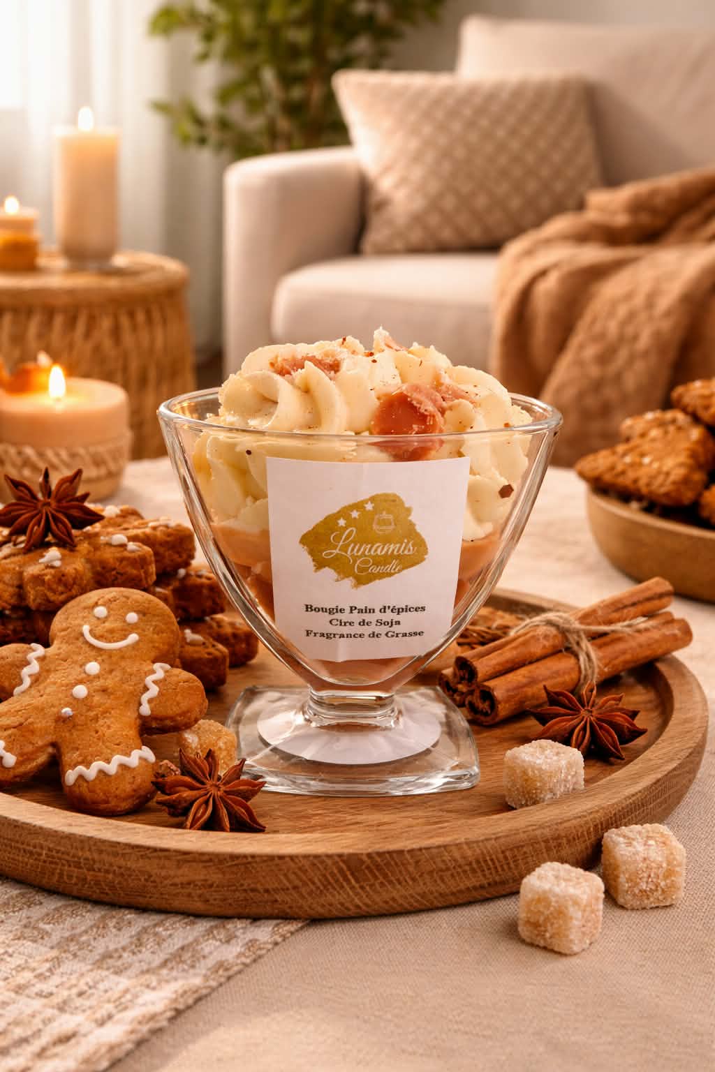 Petite Bougie Pain d'épices