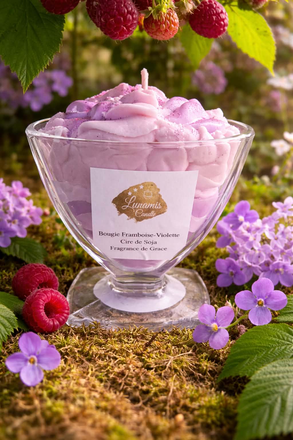 Bougie Framboise Violette