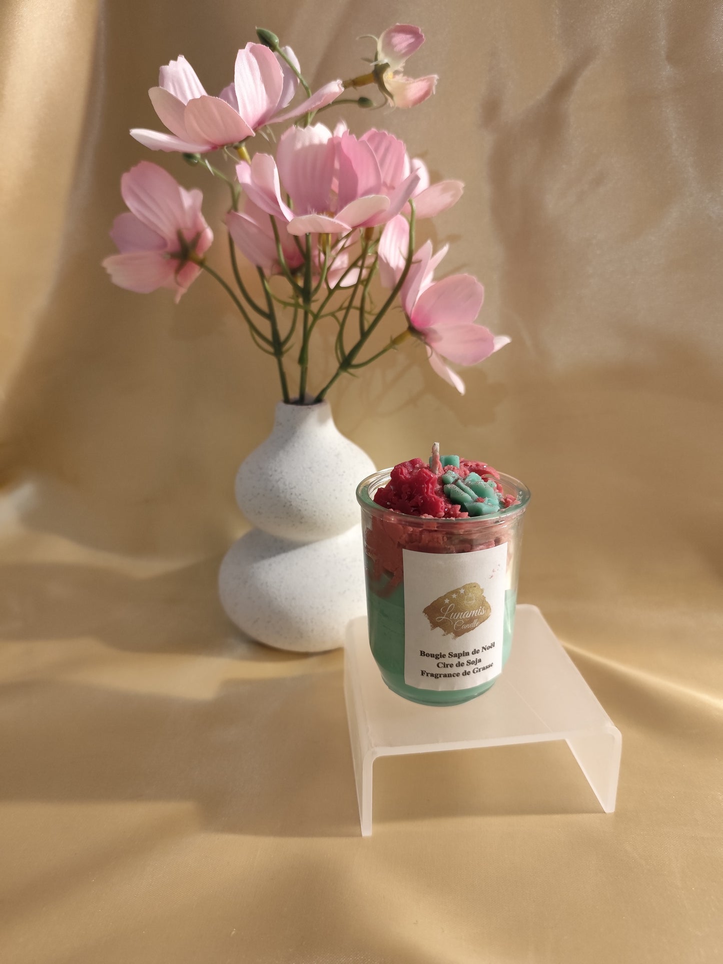 bougie sapin de Noël