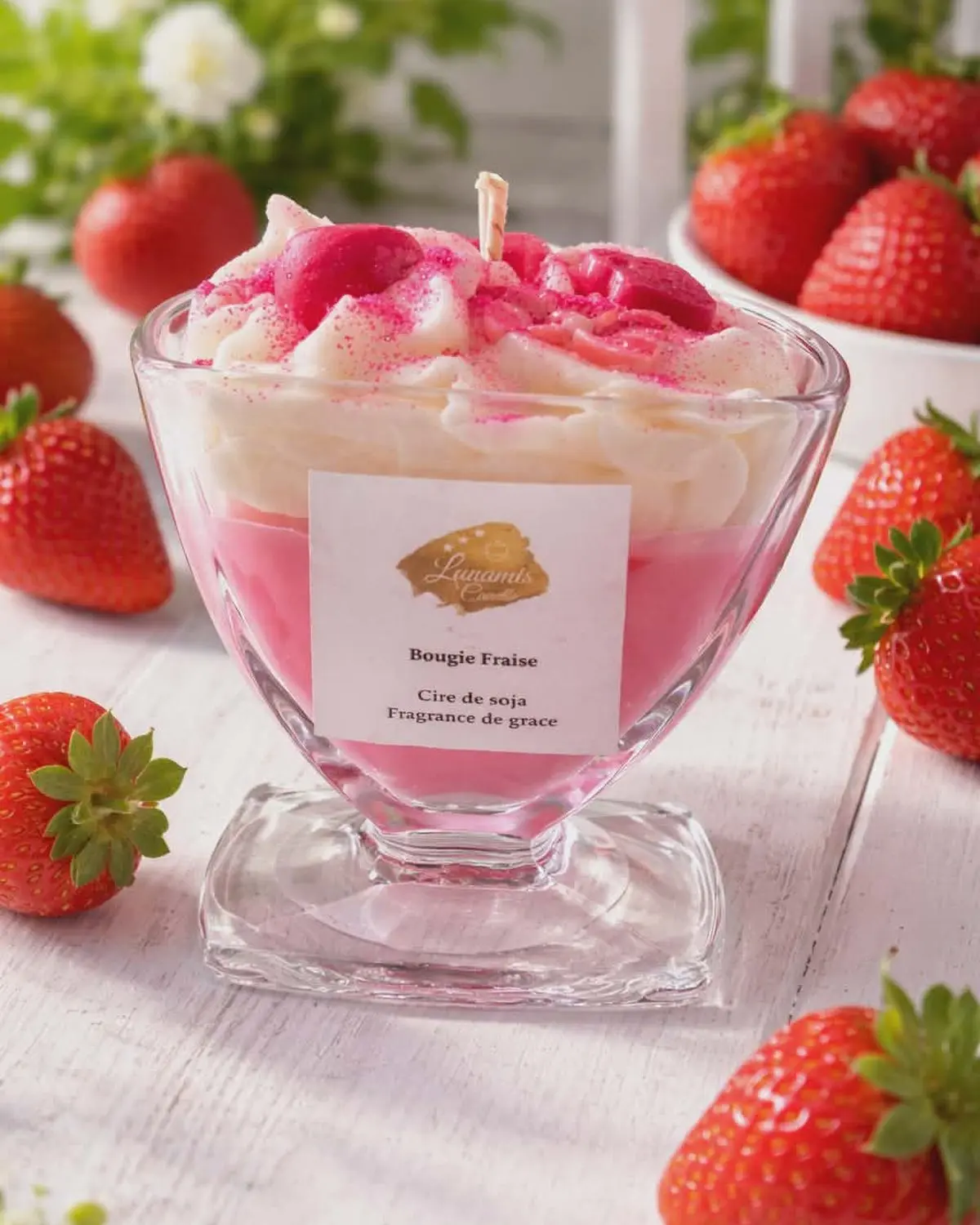 Bougie Fraise