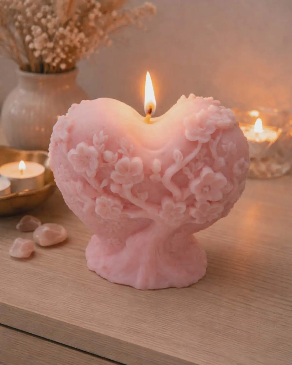 Cœur fleuri