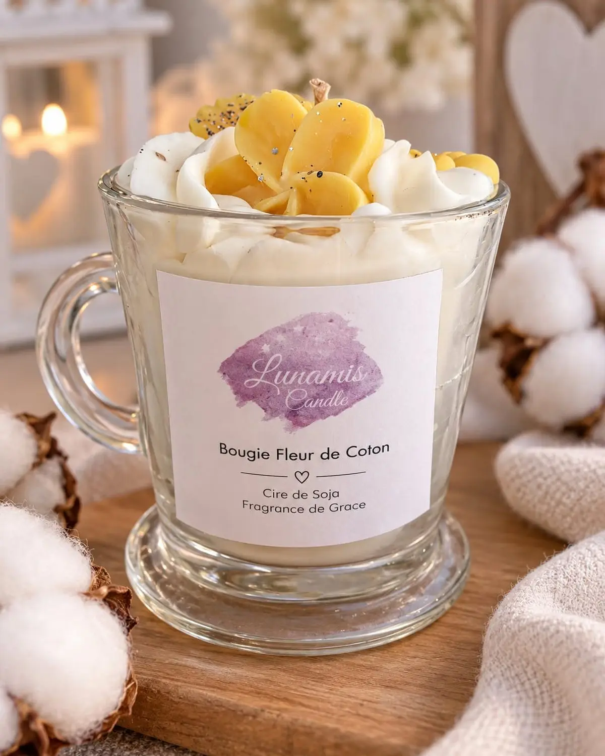 Bougie Fleur de coton